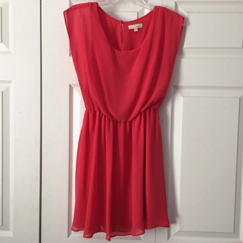 Lush Coral Pink Dress
